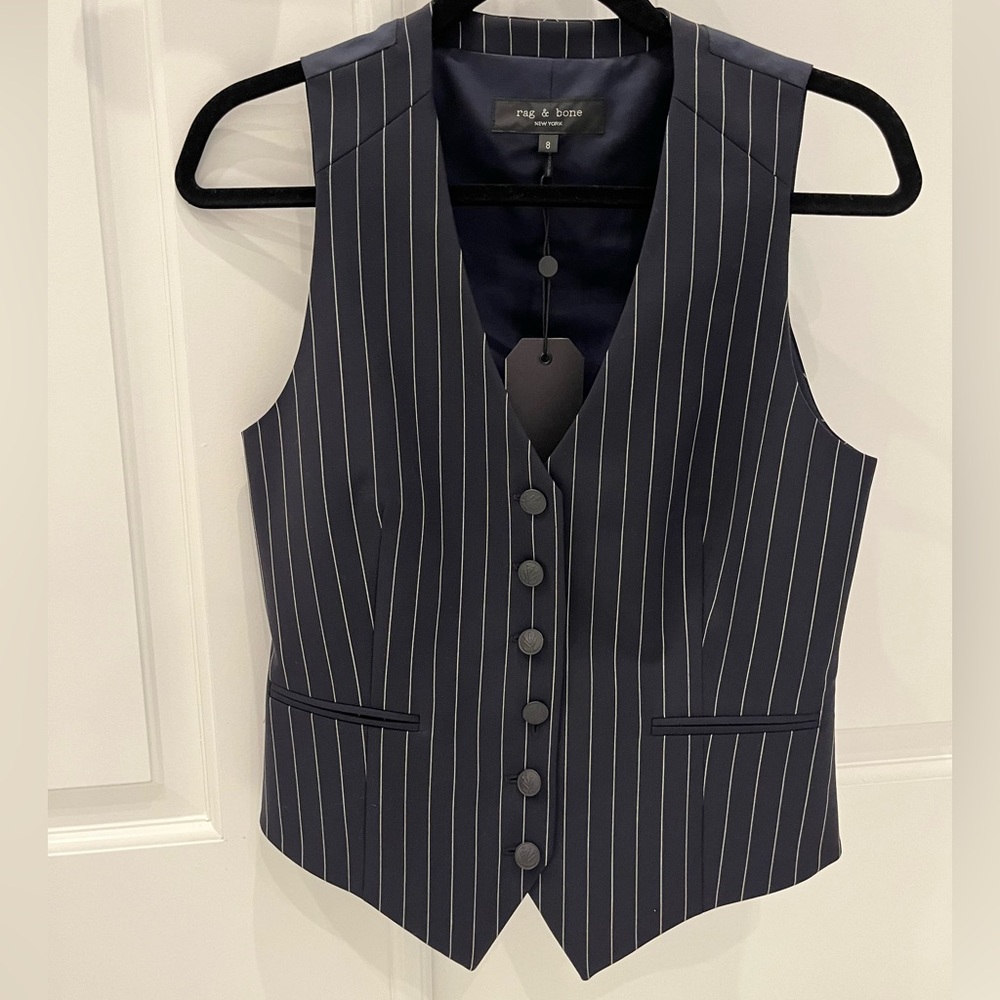 Rag & Bone pinstripe vest